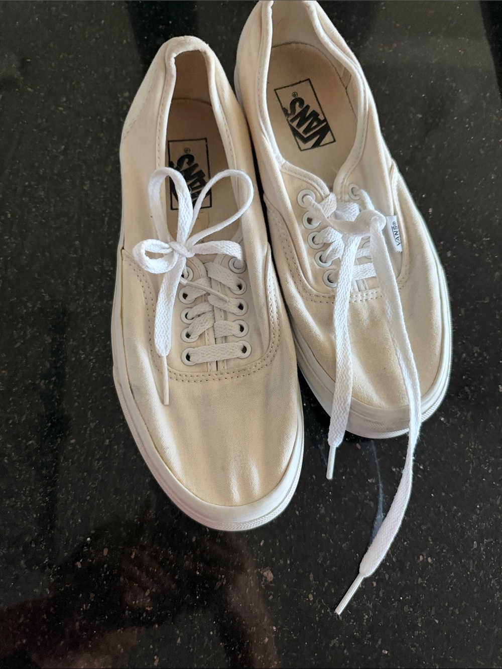 Vans Canvas Authentic Sneakers in White